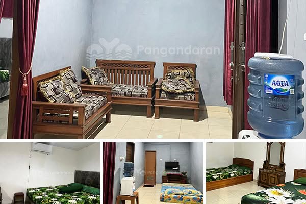 Homestay di Pantai Barat Pangandaran Kapasitas Hingga 15 Orang