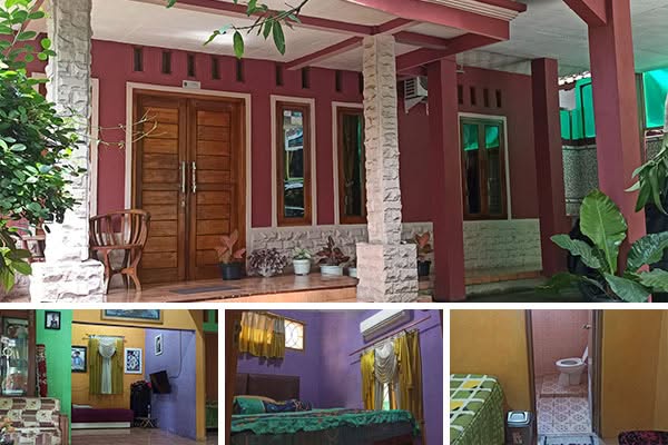 Homestay Sekitar Batukaras & Green Canyon Kapasitas Hingga 15 Orang