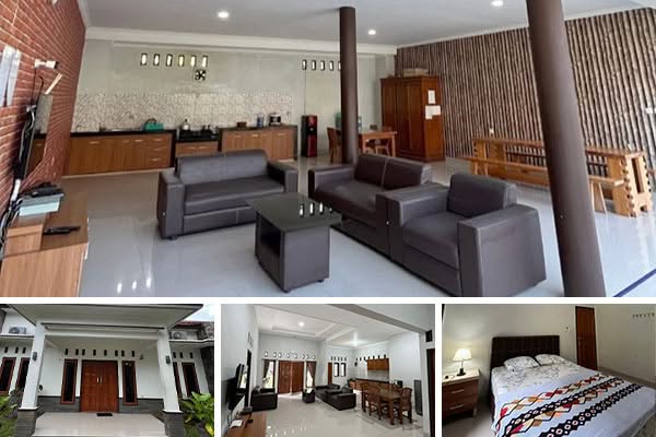 Homestay di Batukaras 3 Kamar Tidur Kapasitas 15-20 Orang. Homestay di pangandaran untuk rombongan